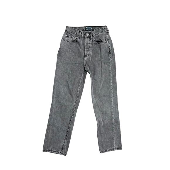 ASOS Design Straight Leg jeans dark grey button fly size 26 - Picture 1 of 3